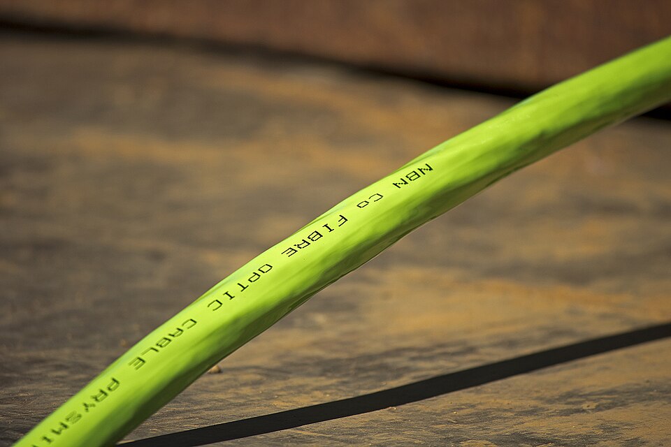 Fiber optic network cable
